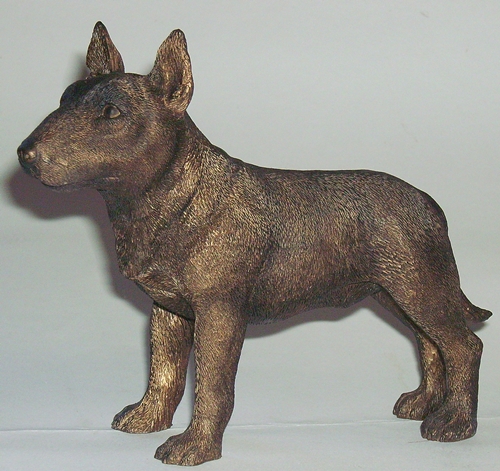 Bullterrier , Sonderauflage , Bronze Optik